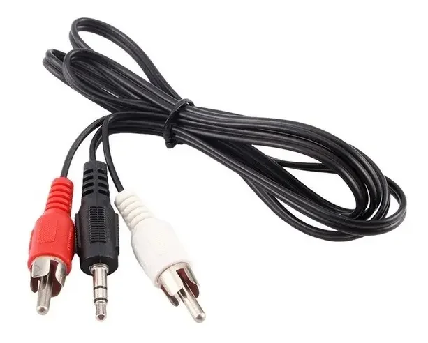 Cable auxiliar AUDIO RCA A JACK 3.5MM ESTEREO